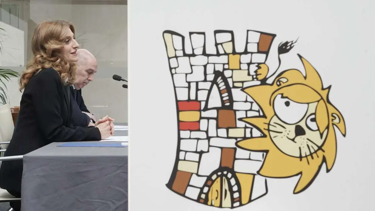Los viceconsejeros de Acci&oacute;n Cultural, Mar Sancho, y de Econom&iacute;a y Competitividad, Carlos Mart&iacute;n Tobalina, presentan la participaci&oacute;n de la Junta de Castilla y Le&oacute;n en la Exposici&oacute;n Universal 2025 de Osaka. / ICAL