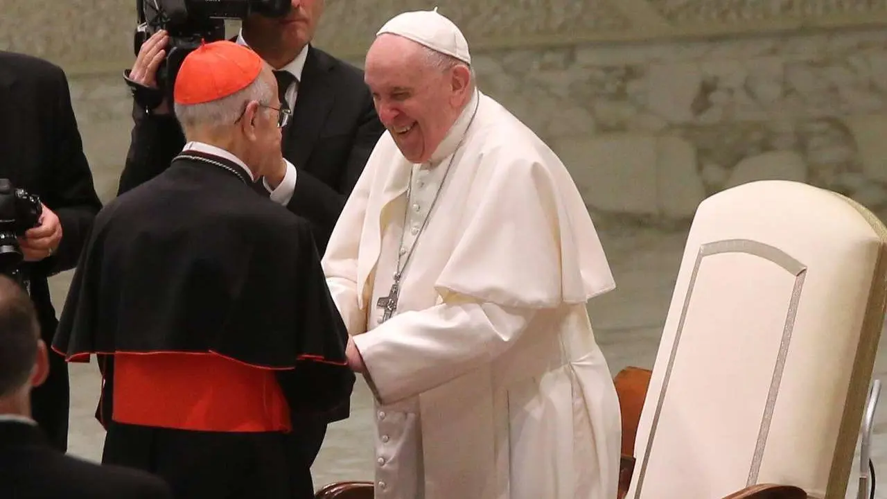 Rub&eacute;n Chac&oacute;n. ICAL. Su Santidad el Papa Francisco celebra una audiencia general en el que recibe al alcalde de Valladolid, &Oacute;scar Puente, y al arzobispo de la Di&oacute;cesis vallisoletana, Ricardo Bl&aacute;zquez
