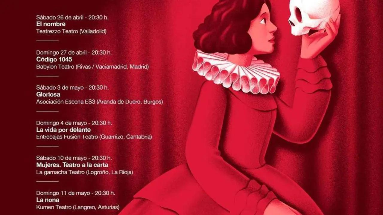 Cartel anunciador del Festival de Teatro de Carrizo