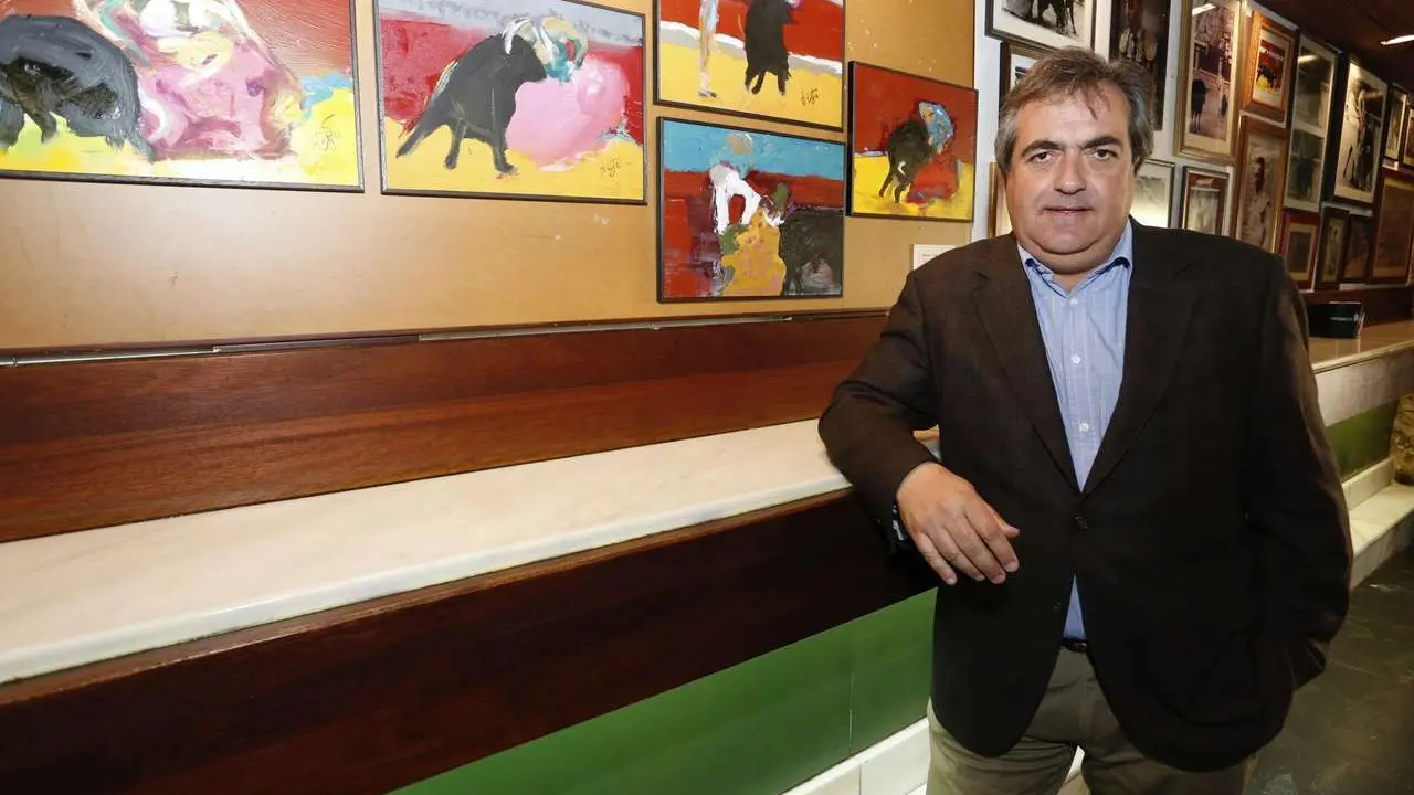 Manuel C. Cachafeiro en el Camarote Madrid de Le&oacute;n en 2016. / ICAL