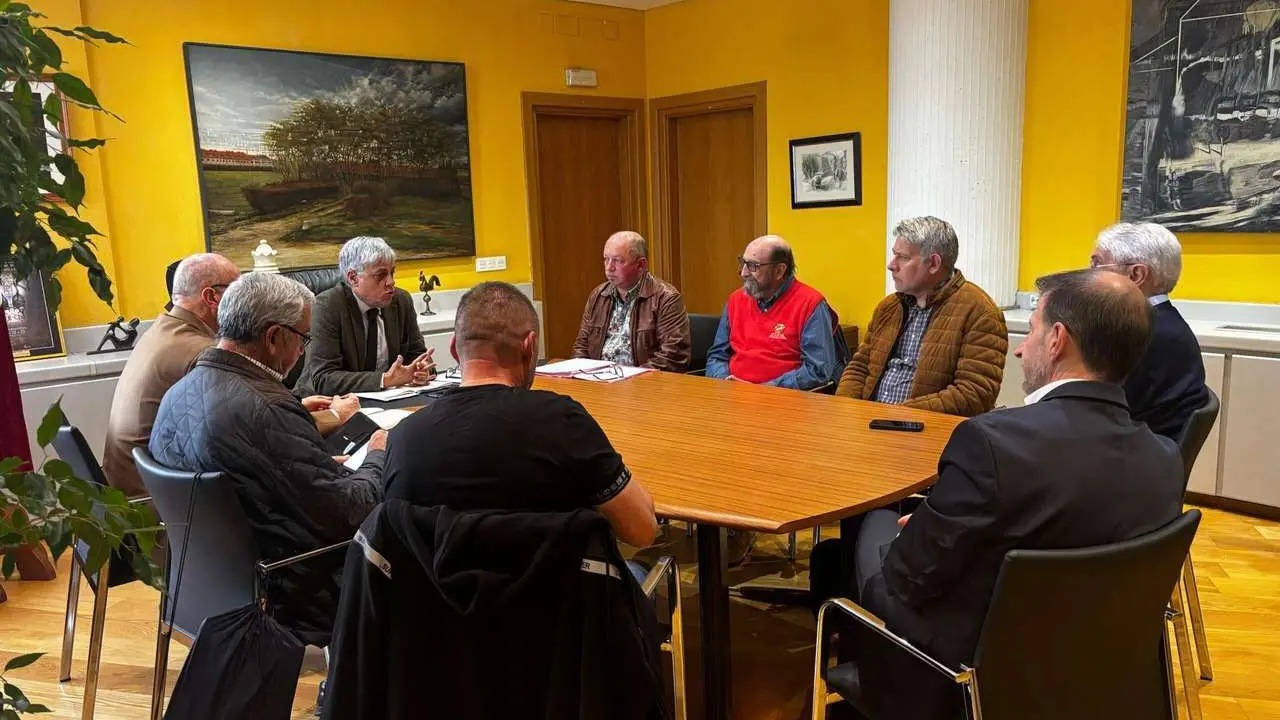 Reuni&oacute;n del delegado de la Junta con la Plataforma M&aacute;s Vuelos