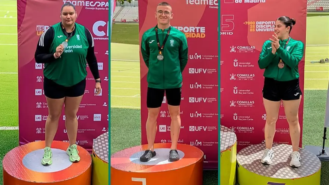 Medallas ULE Sprint Atletismo