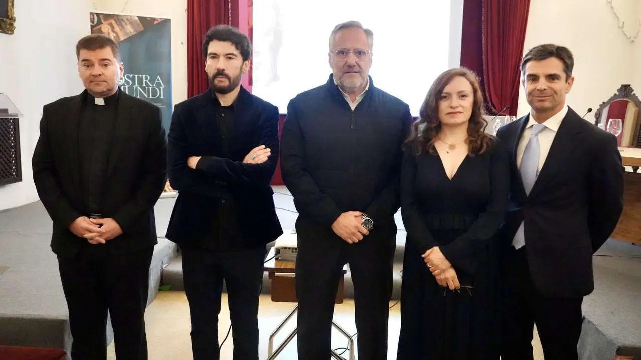 Campillo. ICAL. El presidente de las Cortes Auton&oacute;micas y de la Fundaci&oacute;n de Castilla y Le&oacute;n, Carlos Poll&aacute;n, asiste a la presentaci&oacute;n del proyecto &lsquo;Nostra et Mundi&rsquo;