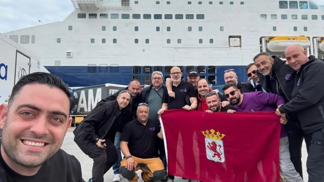 El Nazareno, a punto de zarpar rumbo a Roma