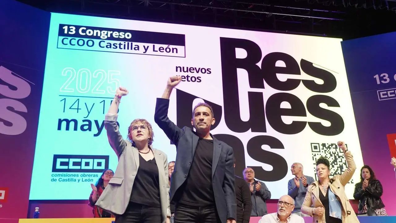 Rub&eacute;n Cacho. ICAL. Ana Fern&aacute;ndez de los Muros, elegida nueva secretaria auton&oacute;mica de CCOO en el 13&ordm; Congreso del sindicato celebrado en Valladolid