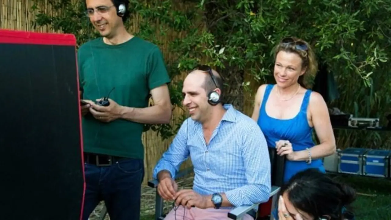 Checco Zalone, Gennaro Nunziante. Actor y director un momento de rodaje. Imagen de Coming Soon Italia. 