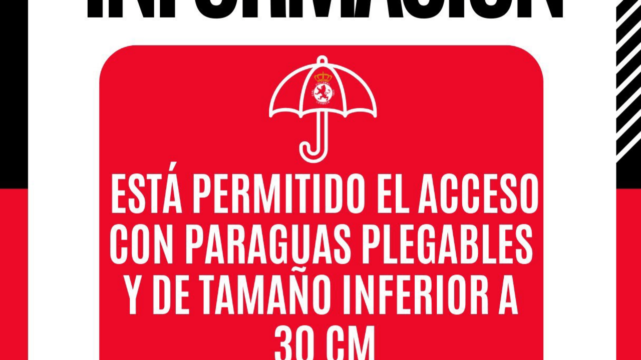 El famoso aviso del paraguas