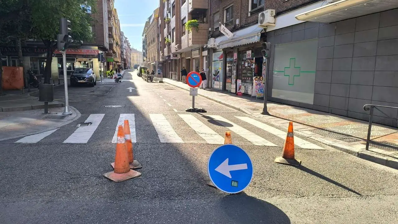 Calle Renueva cortada al tr&aacute;fico