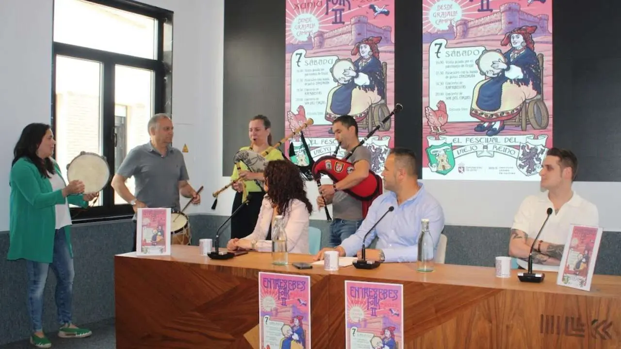 Rueda de prensa de presentaci&oacute;n de II Entresebes Grajal de Campos