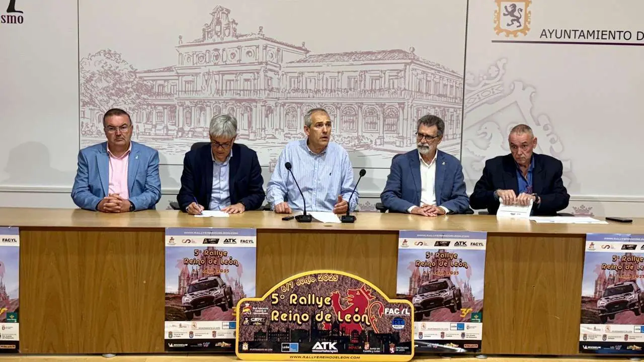 Presentaci&oacute;n del Rallye Reino  de Le&oacute;n