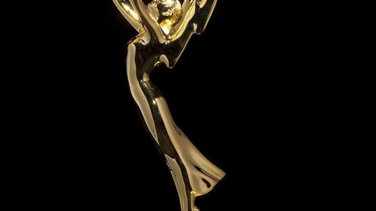 The 2009 Philo T. Farnsworth Primetime Emmy Award Statue given to NASA Television in recognition for engineering excellence and technological innovations that made possible the first live TV broadcast from the moon by the Apollo 11 is shown on Aug. 19, 2009 at NASA Headquarters in Washington.  Photo Credit: (NASA/Bill Ingalls)