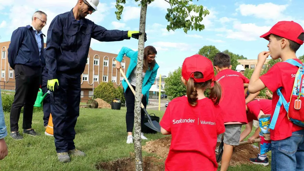 Plantaci&oacute;n de &aacute;rboles en el Campus de Vegazana. | ULE