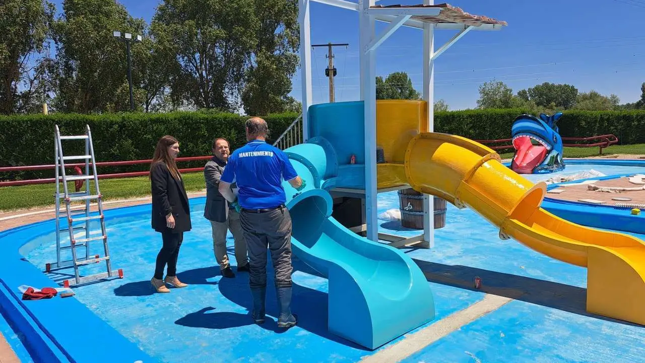 Mejoras en la piscina de La Bañeza