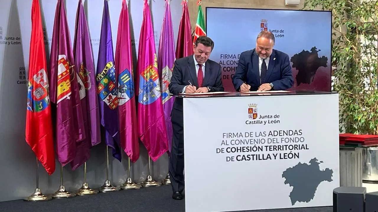 Firma en Valladolid de la adenda al convenio del Fondo de Cohesi&oacute;n Territorial.