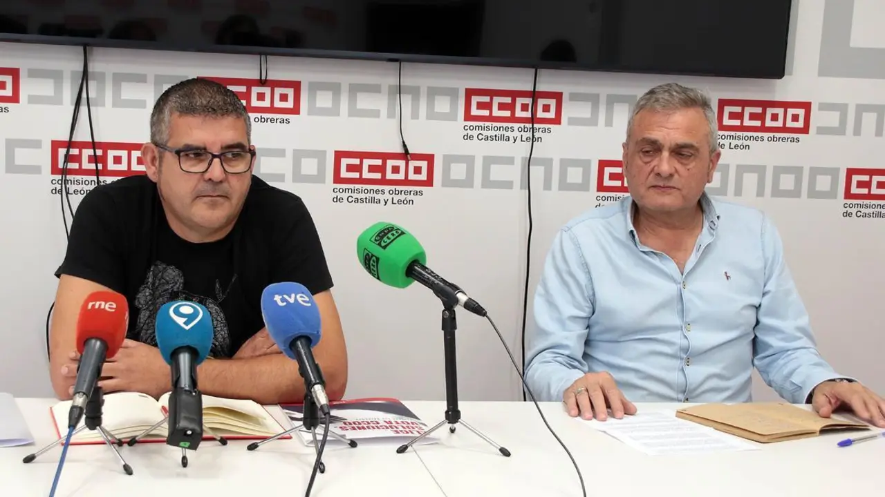 Rueda de prensa de Comisiones Obreras Industria en Castilla y Le&oacute;n.