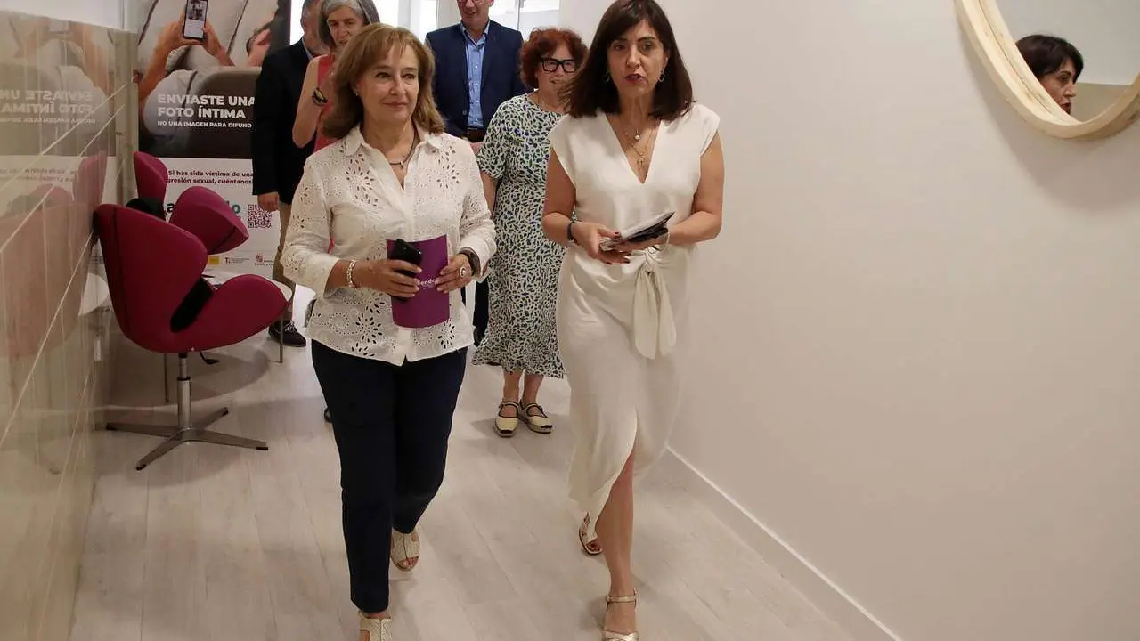 Peio Garc&iacute;a. ICAL. La presidenta del Tribunal Superior de Justicia de Castilla y Le&oacute;n, Ana del Ser, visita el centro de atenci&oacute;n y asistencia integral 24 horas a v&iacute;ctimas de violencia sexual de Le&oacute;n