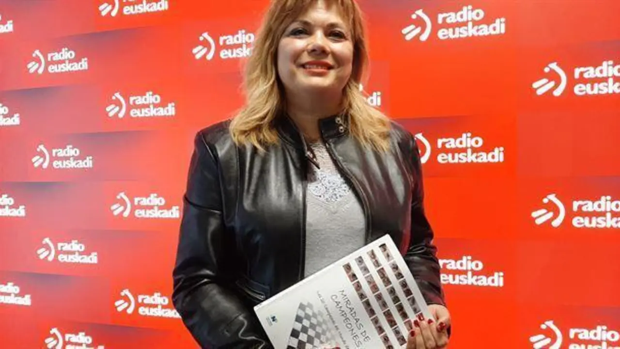 La artista leonesa Nistal Mayorga.