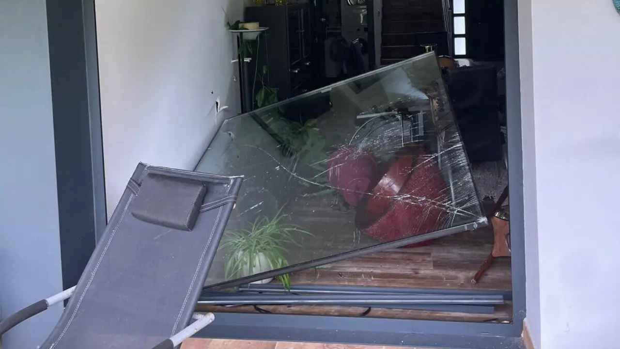 Estado en que qued&oacute; la vivienda asturiana de dos leoneses tras el asalto de 'Fernandito'.