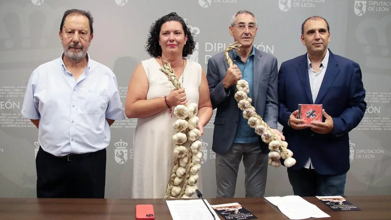 Presentaci&oacute;n en la Diputaci&oacute;n de la XXXIV Feria del Ajo de Veguellina de &Oacute;rbigo. | ICAL