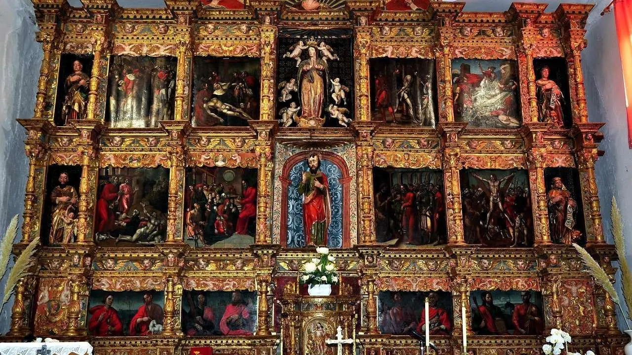 Retablo de la  Iglesia de San Andr&eacute;s (Joara) | Imagen: JCYL