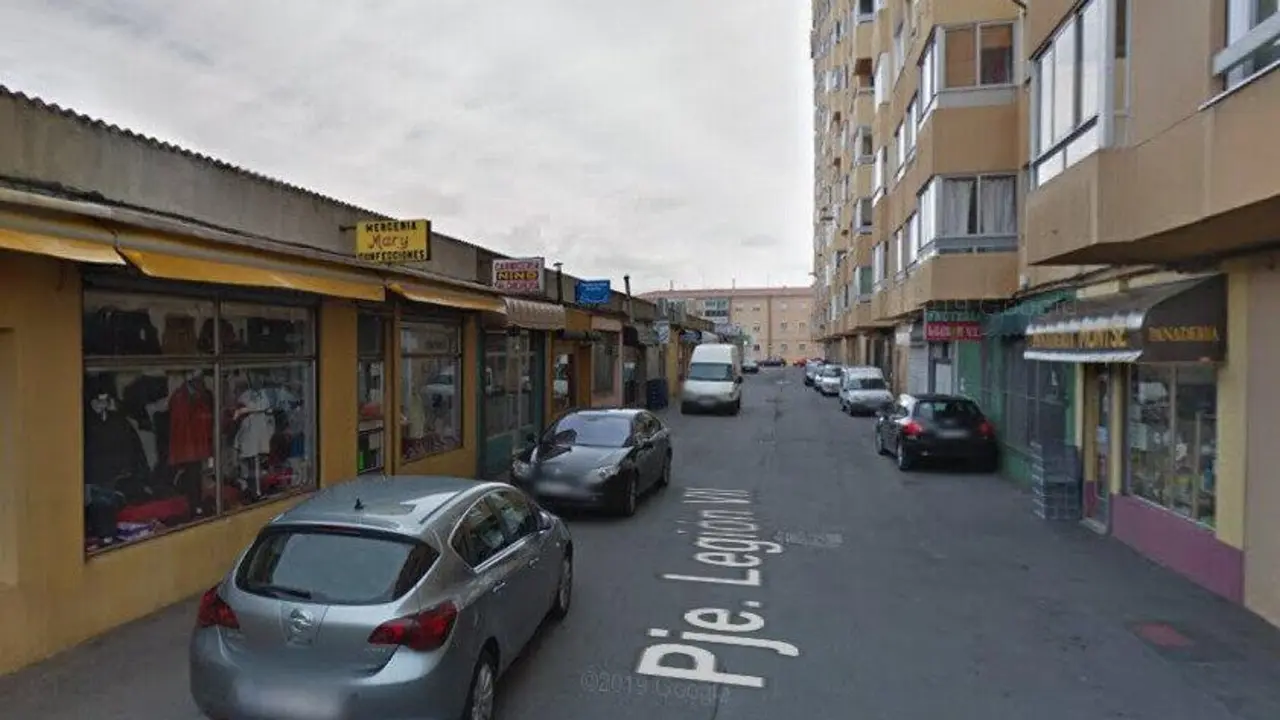 Pasaje comercial en el barrio de Pinilla donde tuvo lugar el suceso