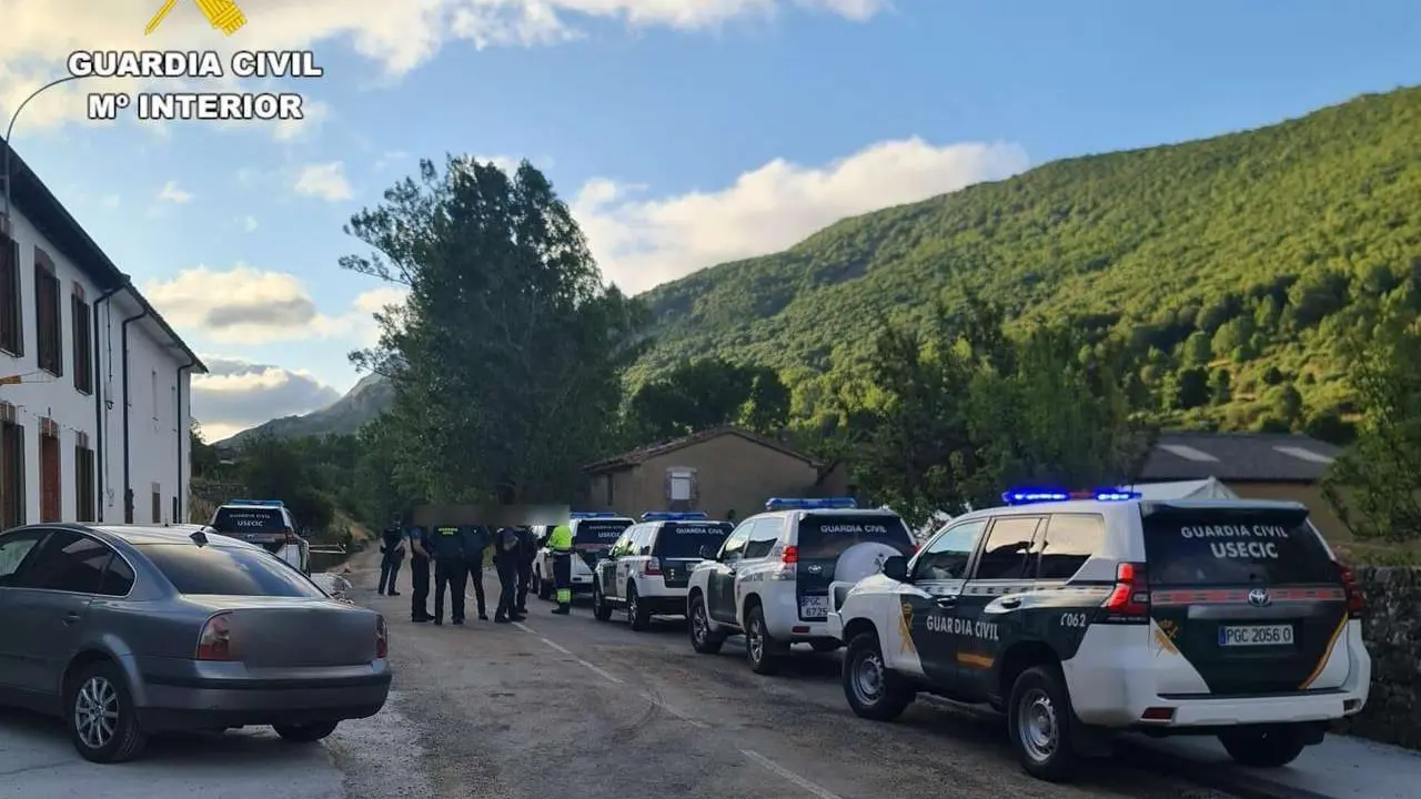 Dispositivo de b&uacute;squeda de la Guardia Civil. 