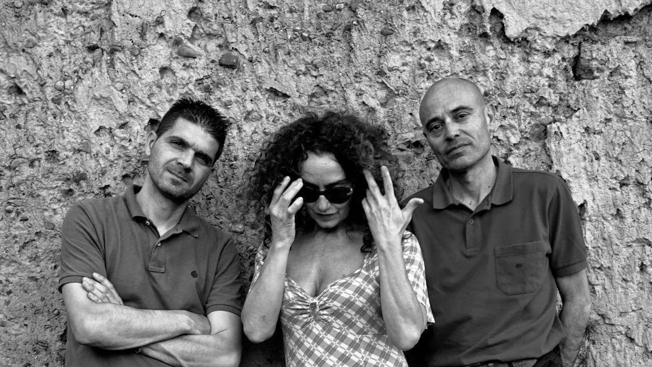 Los 'Swing Combo', Emilio, Enrique y Rosario (falta Fernando). | ABEL MOR&Aacute;N