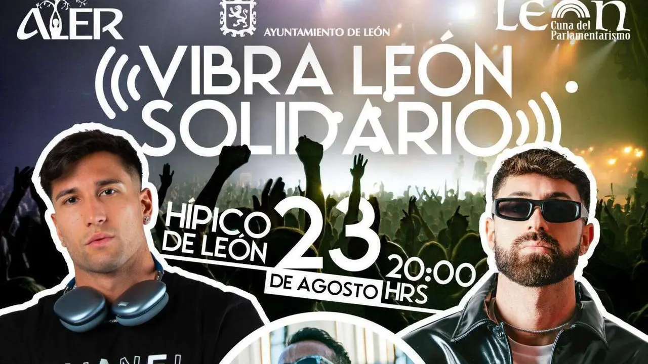 Parte del cartel del evento solidario.