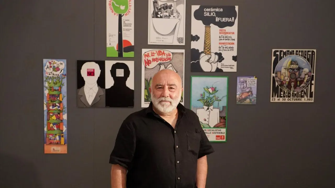 El prol&iacute;fico pintor leon&eacute;s Manuel Sierra. | ICAL