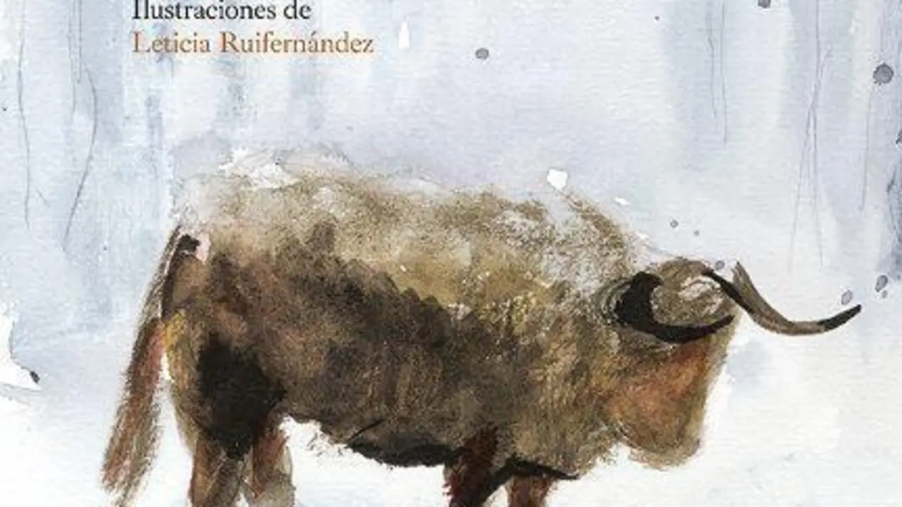 Portada de 'La lentitud de los bueyes', primer poemario de Julio Llamazares, reeditado por N&oacute;rdica Libros con ilustraciones de Leticia Ruifern&aacute;ndez