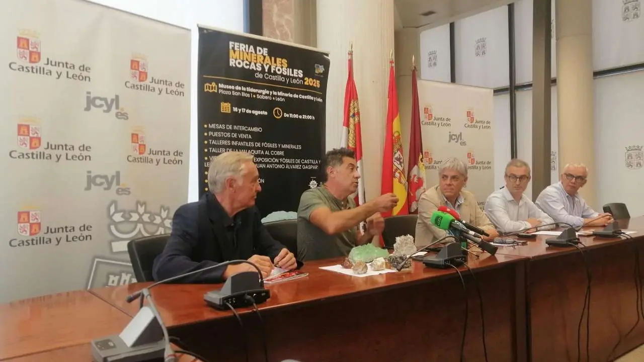 Presentaci&oacute;n de la feria de minerales de Sabero