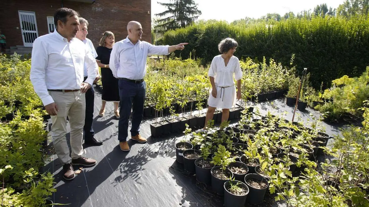 C&eacute;sar Hornija. ICAL. El viceconsejero de Pol&iacute;tica Agraria Comunitaria y Desarrollo Rural, Jorge Llorente, durante su visita al Centro Integrado de Formaci&oacute;n Profesional Agraria de Alm&aacute;zcara (Le&oacute;n), para presentar el nuevo ciclo de su oferta formativa
