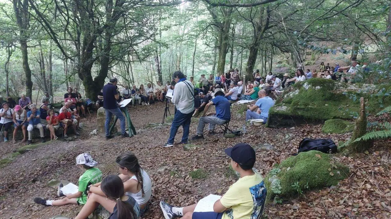 La poes&iacute;a regresa al Hayedo de Busmayor (Le&oacute;n)
