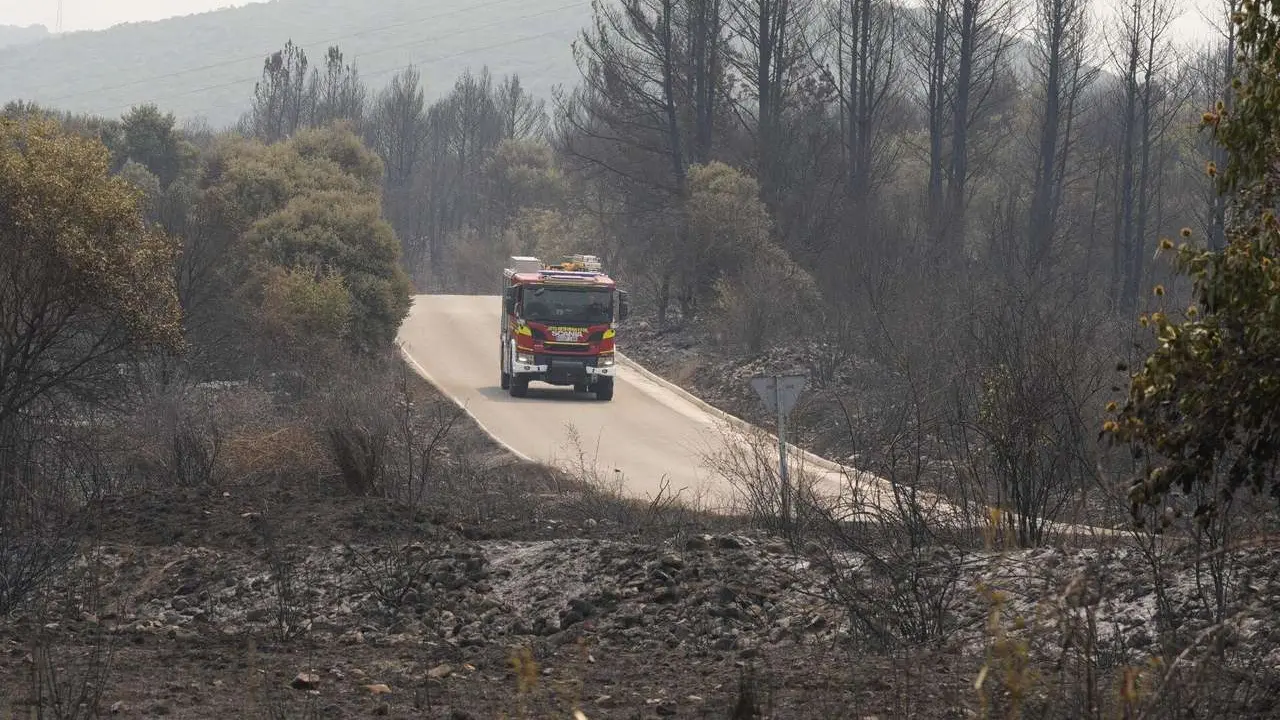 C&eacute;sar Hornija. ICAL. Incendio en Las M&eacute;dulas (Le&oacute;n)