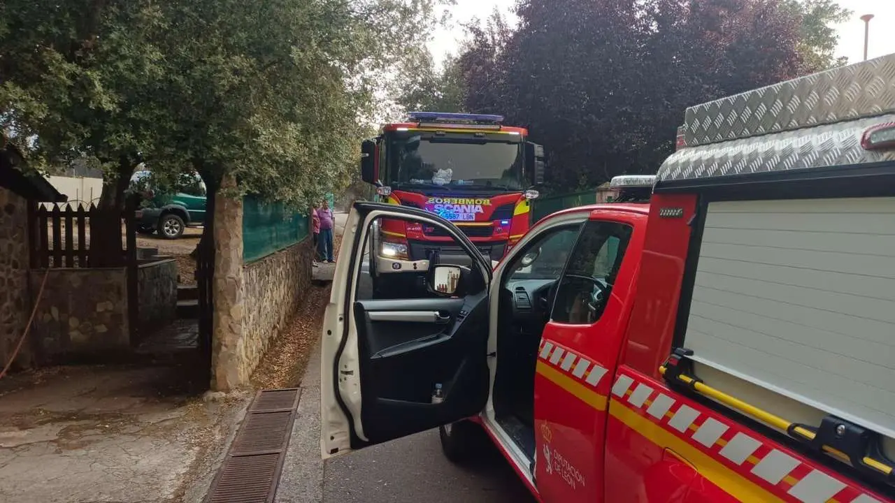 Diputaci&oacute;n de Le&oacute;n. SEPEIS. Incendio en Las M&eacute;dulas