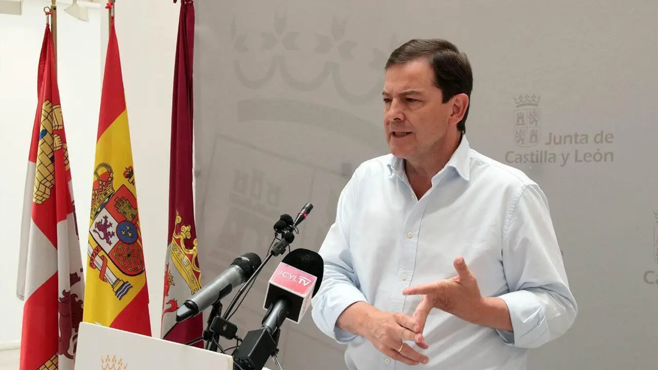 Fern&aacute;ndez Ma&ntilde;ueco, presidente de la Junta de Castilla y Le&oacute;n. | ICAL