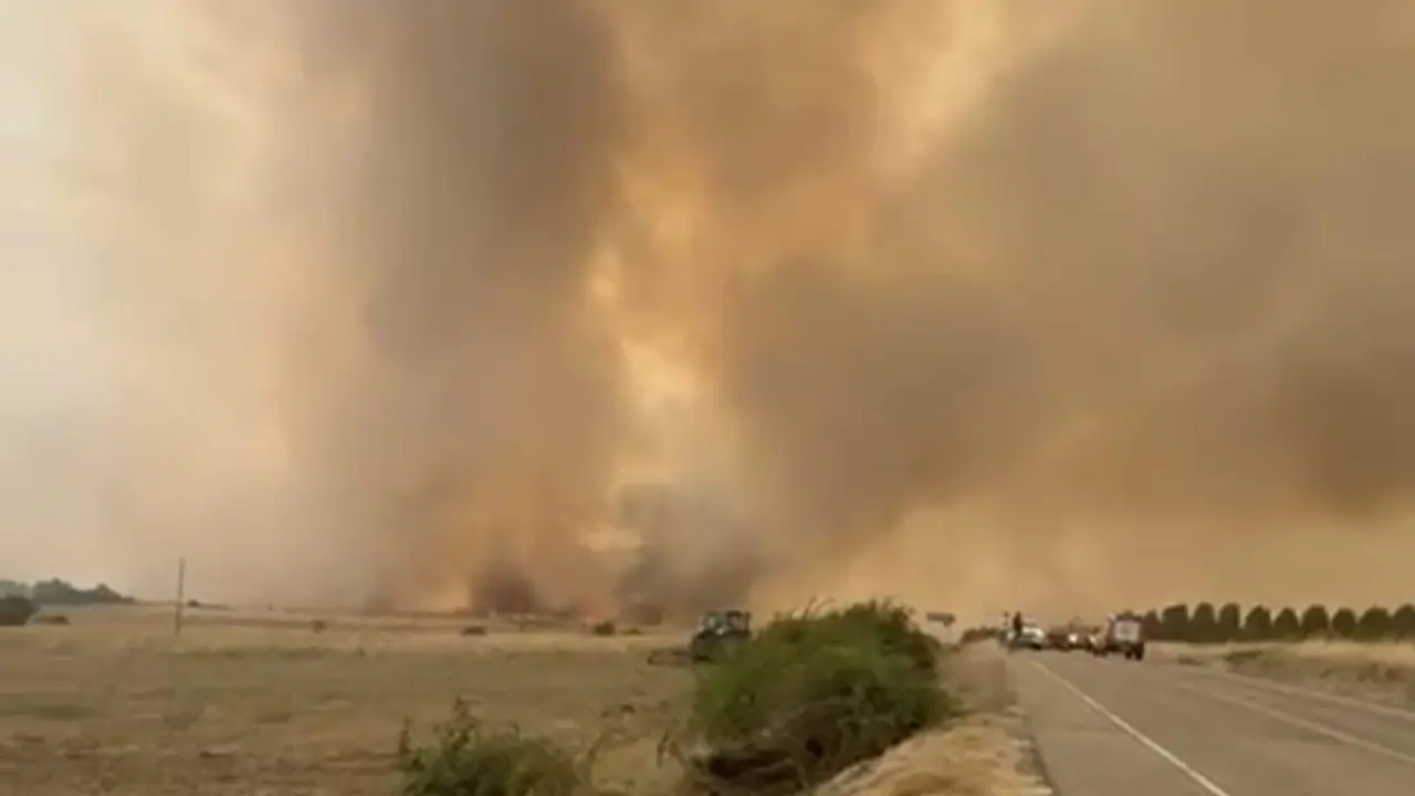 Incendio en Mi&ntilde;ambres