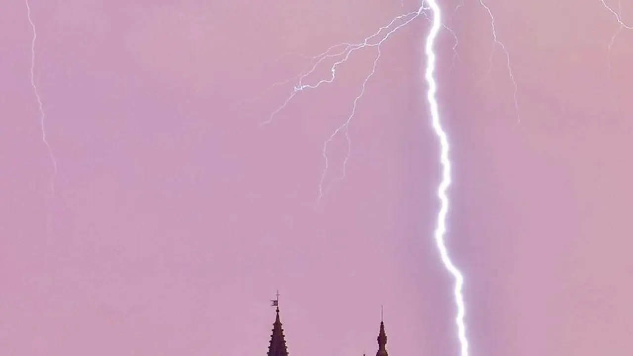 Campillo. ICAL. Tormenta en la capital leonesa