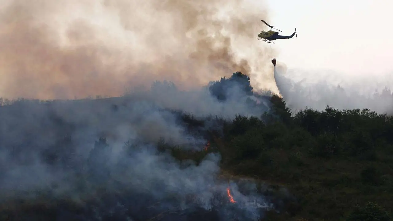 Incendio en Molinaseca Archivo