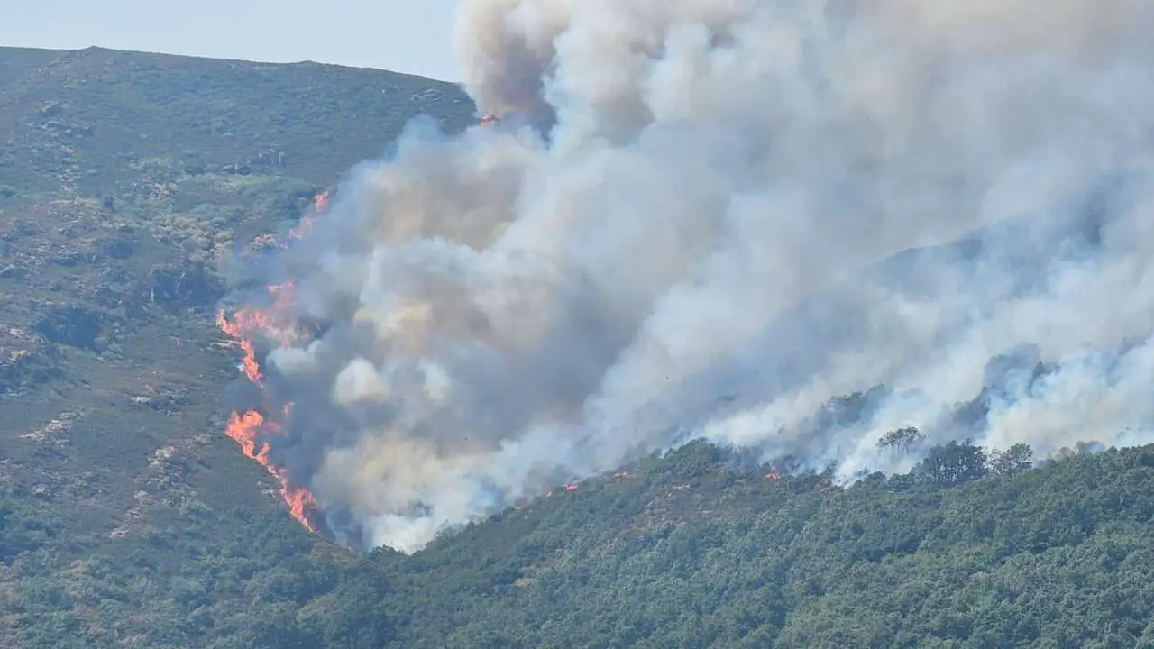 Incendio San Cipri&aacute;n de Sanabria, Zamora. Le&oacute;n24horas