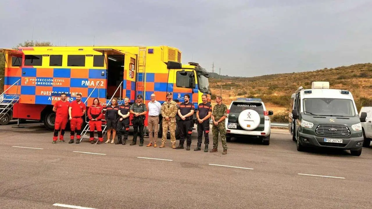 Visita del embajador de Pa&iacute;ses Bajos al PMA de Gara&ntilde;o. Imagen Guardia Civil de Le&oacute;n