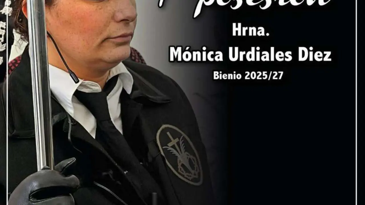 M&oacute;nica Urdiales nueva abadesa Cristo del Gran Poder