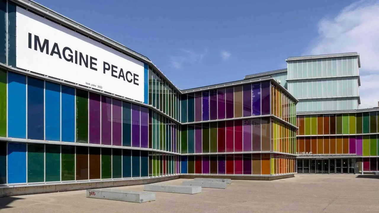 La instalaci&oacute;n 'Imagine peace' en el Musac de Le&oacute;n. | YOKO ONO