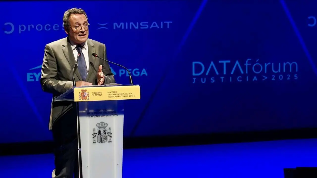 El Fiscal General del Estado, &Aacute;lvaro Garc&iacute;a Ortiz, participa en el &lsquo;DATA f&oacute;rum Justicia 2025: El a&ntilde;o de la Justicia&rsquo;. Campillo. Ical