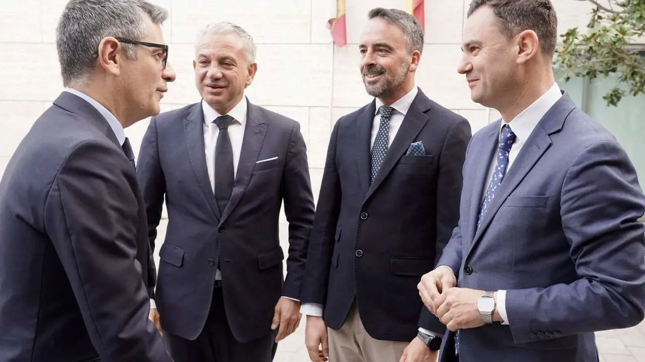 El ministro de Presidencia, Justicia y Relaciones con las Cortes, F&eacute;lix Bola&ntilde;os, participa en la Tercera jornada del DATA f&oacute;rum Justicia 2025: El a&ntilde;o de la Justicia. Campillo. Ical