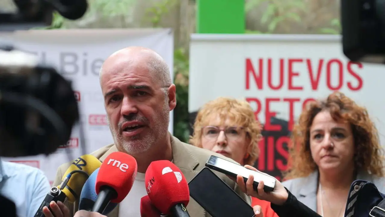 El sindicato CCOO celebra una asamblea provincial de delegados bajo el lema ''''Nuevos retos, misma lucha'''' con la participaci&oacute;n del secretario general, Unai Sordo. Ical