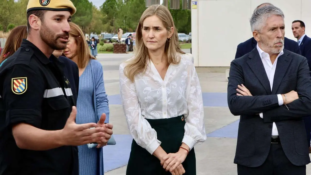 La vicepresidenta tercera del Gobierno y ministra para la Transici&oacute;n Ecol&oacute;gica y el Reto Demogr&aacute;fico, Sara Aagesen Mu&ntilde;oz, abre la Convenci&oacute;n por un Pacto de Estado frente a la Emergencia Clim&aacute;tica que se celebra en Ponferrada, acompa&ntilde;ada por la ministra de Ciencia, Innovaci&oacute;n y Universidades, Diana Morant; el ministro de Agricultura, Pesca y Alimentaci&oacute;n, Luis Planas; el ministro del Interior, Fernando Grande Marlaska y el delegado del Gobierno, Nicanor Sen, entre otras autoridades. Campillo. Ical