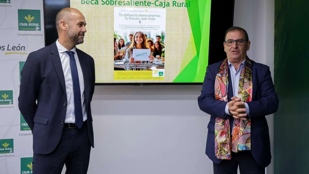 Caja Rural presenta la Beca Sobresaliente para premiar el esfuerzo acad&eacute;mico de los j&oacute;venes. Ical.
