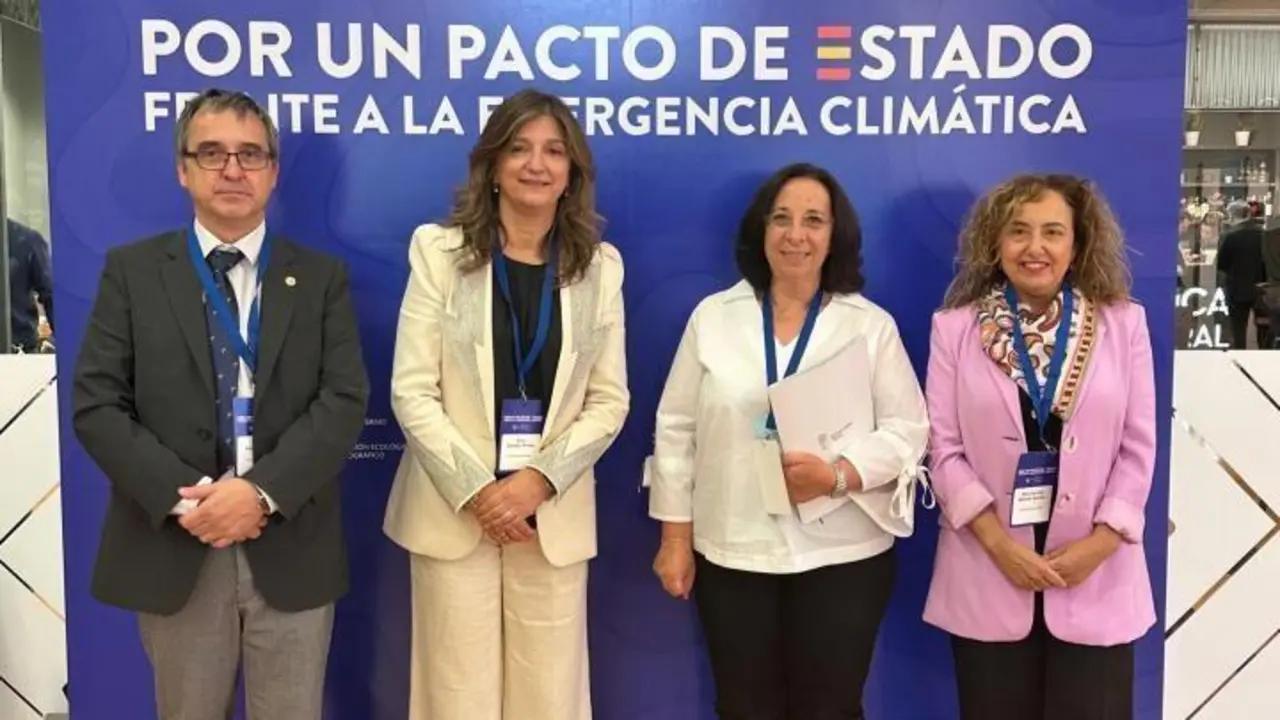 Santiago Guti&eacute;rrez, Nuria Gonz&aacute;lez, Leonor Calvo y Pilar Marqu&eacute;s