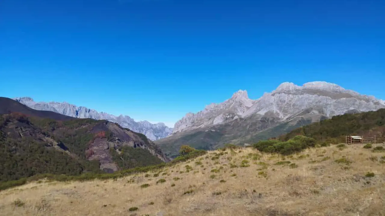 Foto del incendio en el Parque Natural de Picos de Europa. | ULE